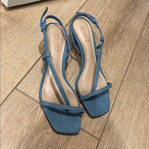 Schutz HELOISE DENIM SANDAL